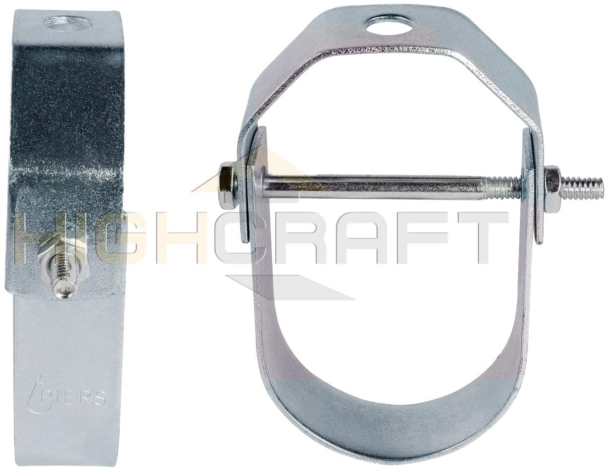 Highcraft 10" Clevis Hanger for Vertical Pipe Support Steel (5-Pk)