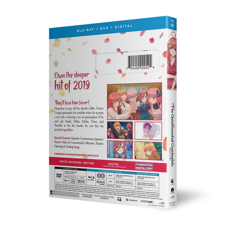 New The Quintessential Quintuplets: Season 1 (Blu-ray + DVD