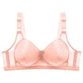 thumbnail image 4 of Sngxgn Women's Wireless Bra, Seamless Smooth Comfort Wirefree T-Shirt Bra(Pink,E), 4 of 4