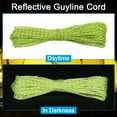 thumbnail image 4 of 65 Feet Reflective Guyline Camping Paracord 3mm , 3 Pack Nylon Tent Cord Guyline Rope Fluorescent Green, 4 of 6