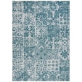 thumbnail image 2 of Safavieh Courtyard Taegan Floral Indoor/Outdoor Area Rug, Blue/Gray, 8' x 11', 2 of 10