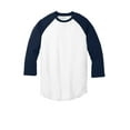 thumbnail image 5 of Sport-Tek Youth PosiCharge Baseball Jersey-L (White/True Navy), 5 of 6