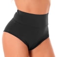 thumbnail image 3 of YEAHDOR Womens High Waist Fitness Yoga Shorts High Waist Stretchy Tight Shorts Gym Dance Booty Shorts Black M, 3 of 7