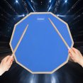 thumbnail image 4 of Peggybuy 12-Inch Double-Sided Triple-Layer Silent Drum Practice Pad with Drum Sticks Storage Bag Practice Training Drum Pad 2-Sided Silent Practice Drum Pad for Beginners Building Skills, 4 of 9