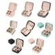 thumbnail image 5 of Sonducket Caja de almacenamiento de joyas con diseño de cremallera para el hogar, estuche de exhibición de cuero PU multicolor, regalos de fiesta para Ropa, zapatos y accesorios Miscelánea Negro Sonducket AP011996-07, 5 of 6