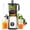 Silver, variant on Cold Press Juicer, 5.4" Extra Wide Feed Chute Juicer Machines for Whole Vegetables & Fruits, 98% High Juice Yield, Easy Clean & Install, Compact Slow Masticating Juicer with 300W, Grey