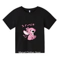 thumbnail image 3 of Camiseta de Stitch, ropa para niños, ropa para niñas, ropa para bebés, niños, moda de anime, camisetas casuales de dibujos animados para niños de verano, manga corta, 3 of 5