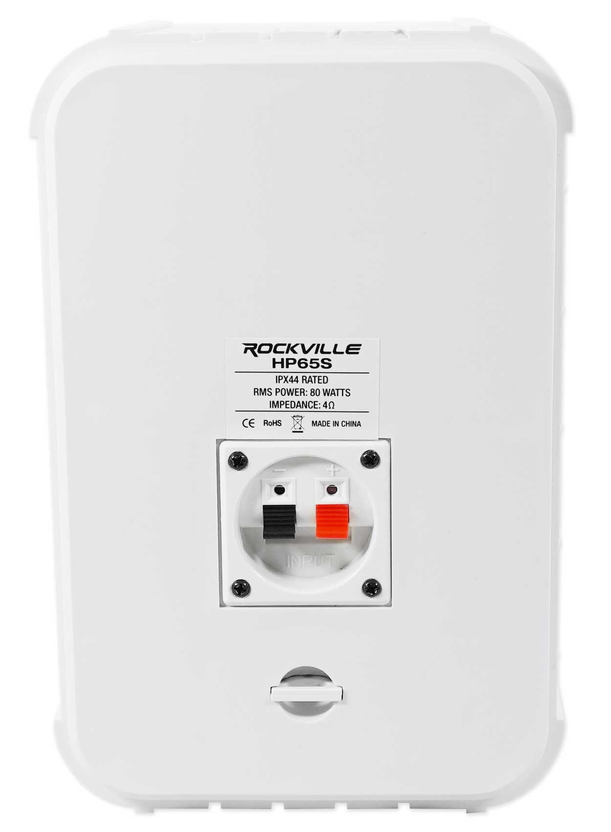 4) Rockville HP65S 6.5" 500w Outdoor Patio Backyard Speakers w/Waterproof Covers