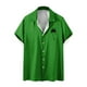 thumbnail image 1 of Camisas de Manga Larga para Hombres Blusa Cómoda de Cuello de Impresión, Camisa Casual de Poliéster para Uso Diario, de Fiesta Y de Primavera de Verano, 1 of 4