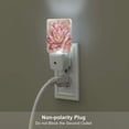 thumbnail image 5 of Pofeuu Pink Lotus Print Night Lights Plug into Wall with Dusk-to-Dawn Light Sensor, LED Nightlight for Bathroom, Adult, Hallway-US, 5 of 7