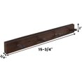 thumbnail image 6 of CONSDAN Coat Rack Wall Mount, USA Grown Hickory Coat Hooks with 4 Hooks, Wooden Coat Hanger Wall Mount for Hanging Coats, Jacket, Clothes, Hat, Dark Walnut, 6 of 7