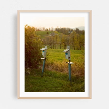 Burger Hill, Rhinebeck 02 - Rhinebeck New York Photography Oak Framed Wall Art Print 16 x 20 inches