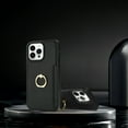 thumbnail image 6 of K-Lion Compatible with iPhone 13 Wallet Case,Luxury PU Leather Shockproof Protective Case Card Holder Slot Ring Holder Kickstand Phone Cover for iPhone 13 ,Black, 6 of 6