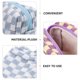 thumbnail image 2 of GOOHOCHY 2 bolsas de viaje para artículos de tocador, bolsas de maquillaje a cuadros, bolsas estéticas para cosméticos, bolsas de almacenamiento de maquillaje, 2 of 8