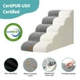 thumbnail image 3 of PetSafe Curved Dog Stairs – Foam Ramp for Small Pets, Non-Slip Ladder for Bed & Sofa with Waterproof Cover, 3 of 5