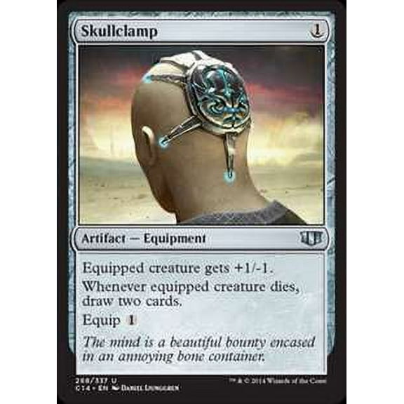 MtG 2014 Commander Uncommon Skullclamp #268