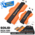 thumbnail image 1 of ComfiTime Calibre de Contorno con Cerradura | Paquete de 2 Herramientas de Perfilado de Calibre de Contorno de 10 y 5, Pasadores un 50 % Más Largos para Duplicación de Contornos Profundos, 1 of 8