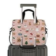 thumbnail image 2 of 16" Laptop Briefcase for Work Travel Laptop Shoulder Bag Carrying Handbag Laptop Case Pink Cute Christmas Icons, 2 of 8