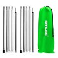 thumbnail image 1 of Juego de 2 postes para lona SANLIKE de acero inoxidable de 2,1 m resistentes al agua, 1 of 6