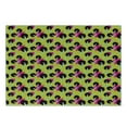 thumbnail image 3 of Disco Party Cutting Board, Retro 80s Theme Girls with Black Curly Afro Hair and Polka Dots Funky Pop Art, Decorative Tempered Glass Cutting and Serving Board, Small Size, Multicolor, by Ambesonne, 3 of 5