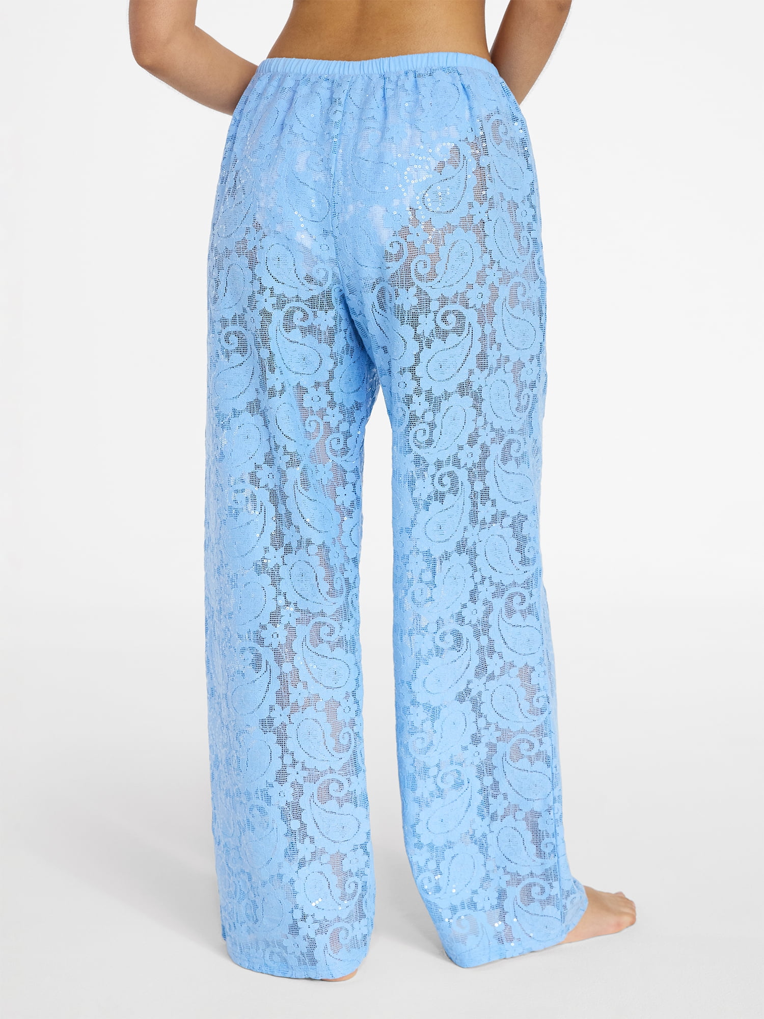 No Boundaries Lace Pants Swim Coverup, Women’s XXS-XXL
