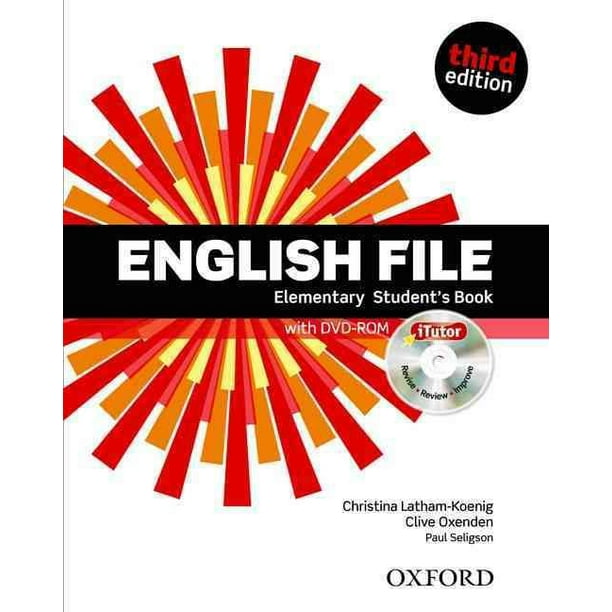 New file elementary student s book. English file Elementary Workbook.