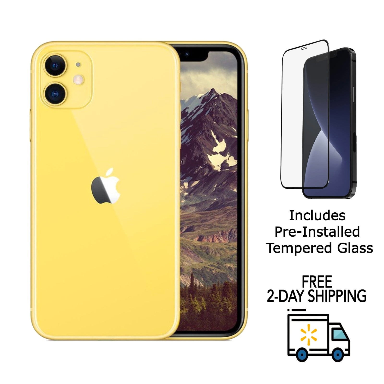 Refurbished Apple iPhone 11 A2111 (Fully Unlocked) 256GB Yellow