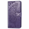 thumbnail image 2 of Wallet Case for iPhone, Embossed Butterfly Flower Premium PU Leather [Kickstand] [Card Slots] [Wrist Strap]Cover for iPhone, 2 of 7
