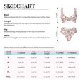 thumbnail image 4 of Kdxio Daisies Flowers Print Women's 2 Piece High Waisted Wrap Spaghetti Strap Summer Swimsuit Bikini Set-, 4 of 7