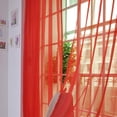 thumbnail image 2 of DPTALR 1 PCS Pure Color Tulle Door Window Curtain Drape Panel Sheer Scarf Valances, 2 of 4