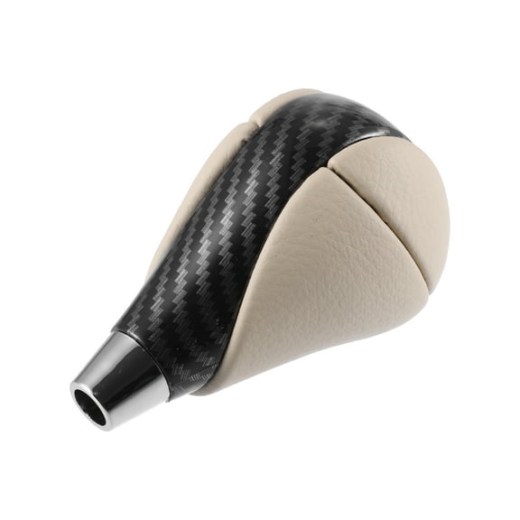 Unique Bargains 1PC Car Gear Shift Knob Stick Shifter for Lexus ES300h ES350 GS300 GS350 GS430 GS450h GS460 Beige Black