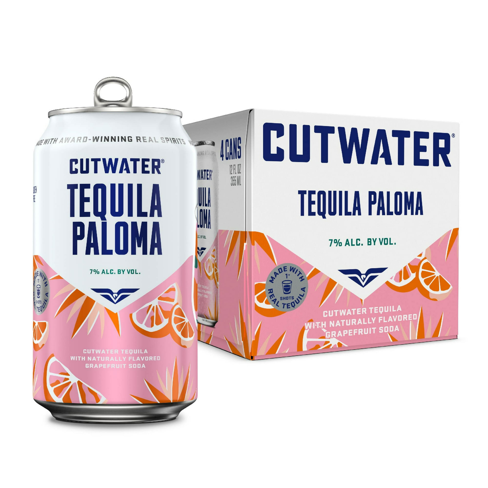 Cutwater Spirits Paloma 4 Pack 12 fl oz Aluminum Cans 7% ABV
