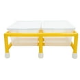 thumbnail image 1 of Children's Factory Mini Double Discovery Sensory Table with 2 Tubs, Yellow, 1 of 10