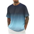 thumbnail image 1 of Qiopertar Liquidation à Moins de 5$ Hommes Imprimé Col Rond Mode Décontractée Manches Courtes Blouses Chemises en Liquidation Accès Anticipé Offres, 1 of 4