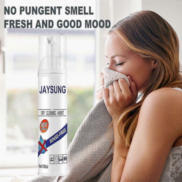 Jaysuing fabric dry cleaning agent, down jacket, sofa fabric, no-wash clothing stains, oil stains, foam dry cleaning agent BF |