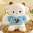 thumbnail image 5 of Cute Sheep Plush Toy Soft Fluffy PP Cotton Stuffed Lamb Animal Plushie Kids Comfort Doll Home Decoration Girlfriend Birt, 5 of 10