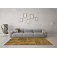 thumbnail image 3 of Ahgly Company Indoor Round Patchwork Brown Transitional Area Rugs, 7' Round, 3 of 4