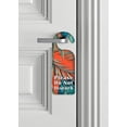 thumbnail image 2 of Do Not Disturb Door Knob Hanger Sign - Palm Fronds with Orange Background, 2 of 3