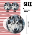 thumbnail image 2 of Husky With A Blue And Grey Color Palette - Christmas Ornament Xmas Keepsake Ceramic Ornaments Holiday Decorations for Tree Christmas Gift Ideas 2.95in, 2 of 6