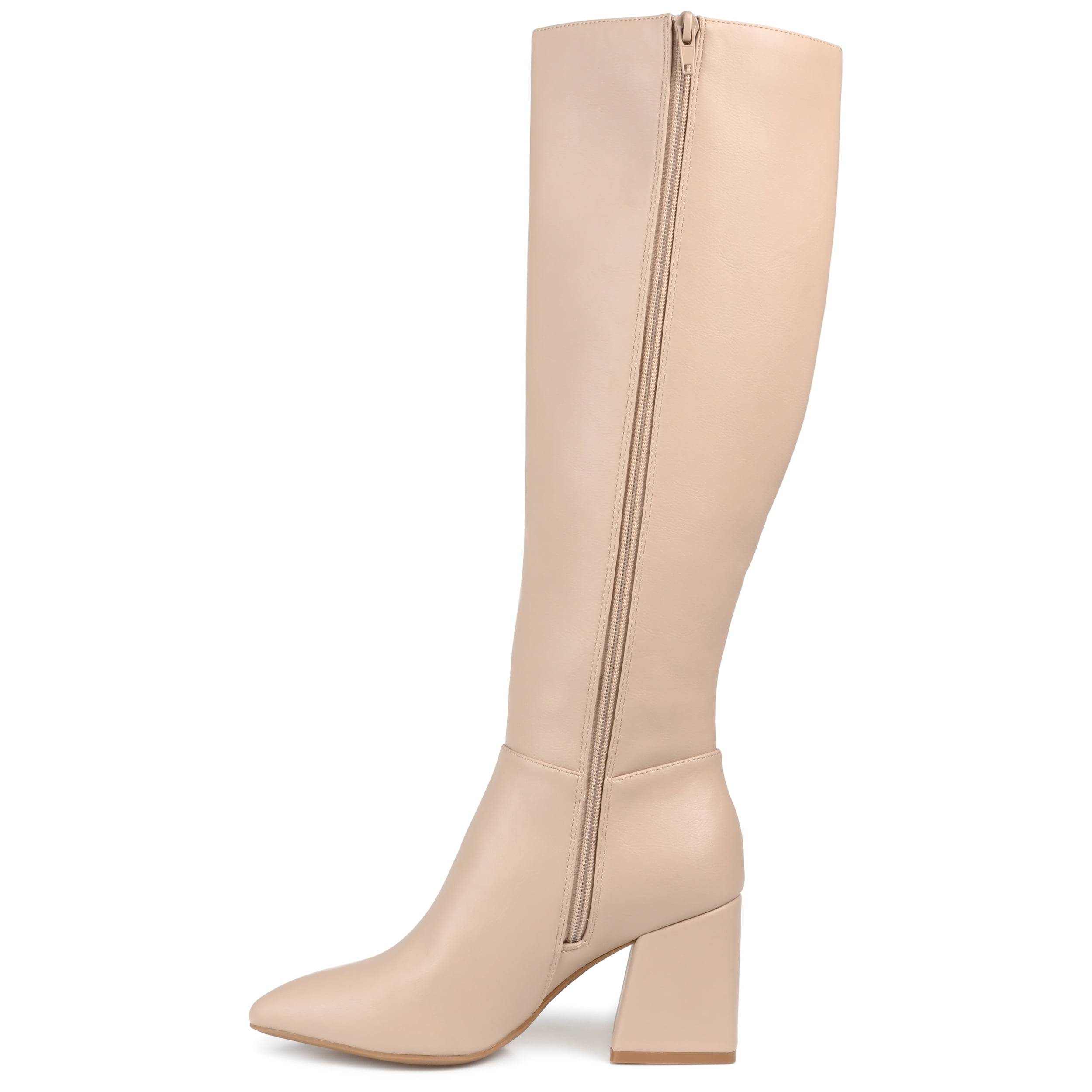 Journee Womens Landree Block Heel Knee High Boots