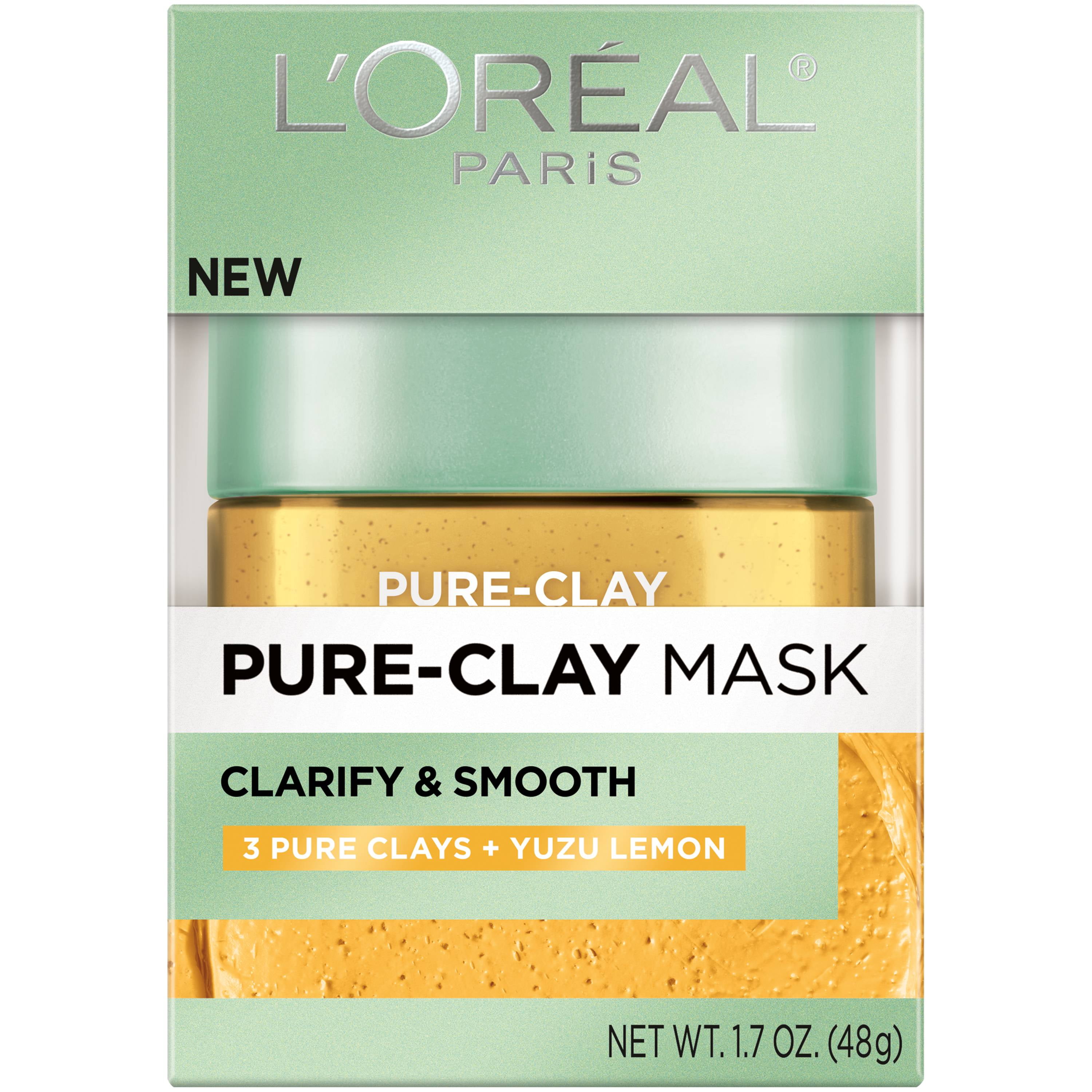 L'Oreal Paris Pure-Clay Clarify & Smooth, 1.7 oz. Walmart.com