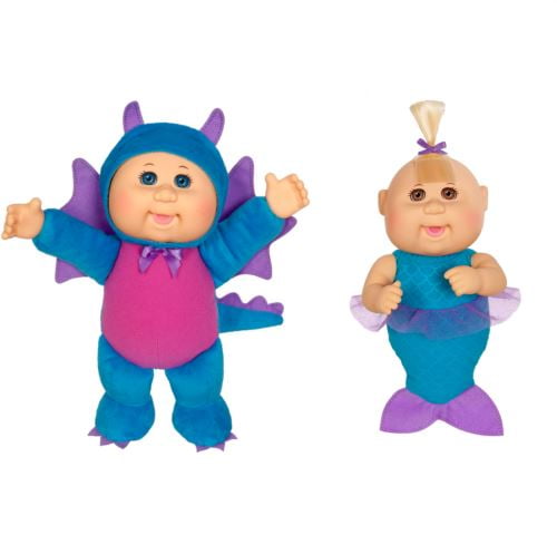 Cabbage Patch Cuties Dolls Bundle #1 Sparky Dragon & Jewel Mermaid 2 for 1 Deal 