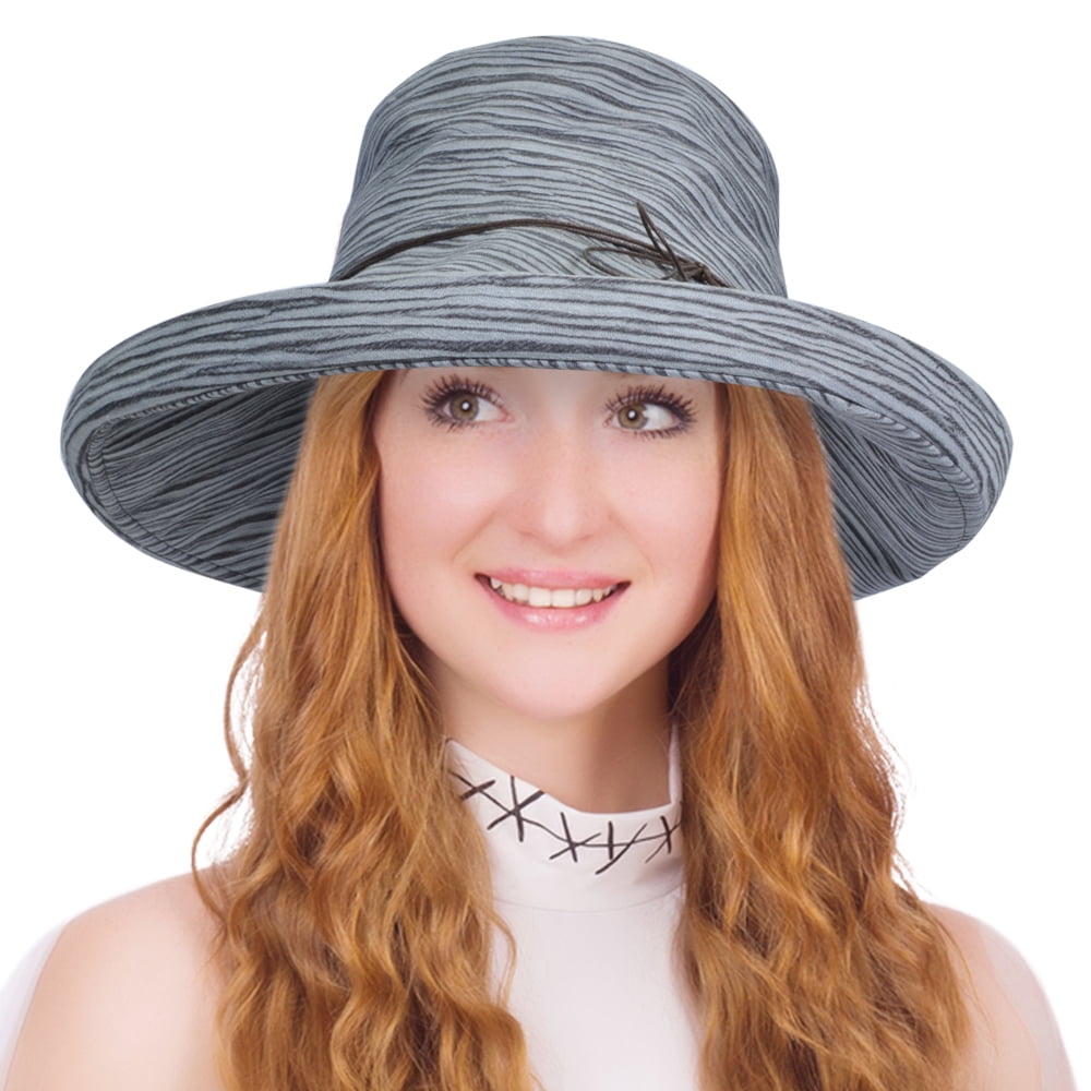 Sun Hat for Women Summer Beach UPF 50+ Packable Wide Brim Bucket Hat