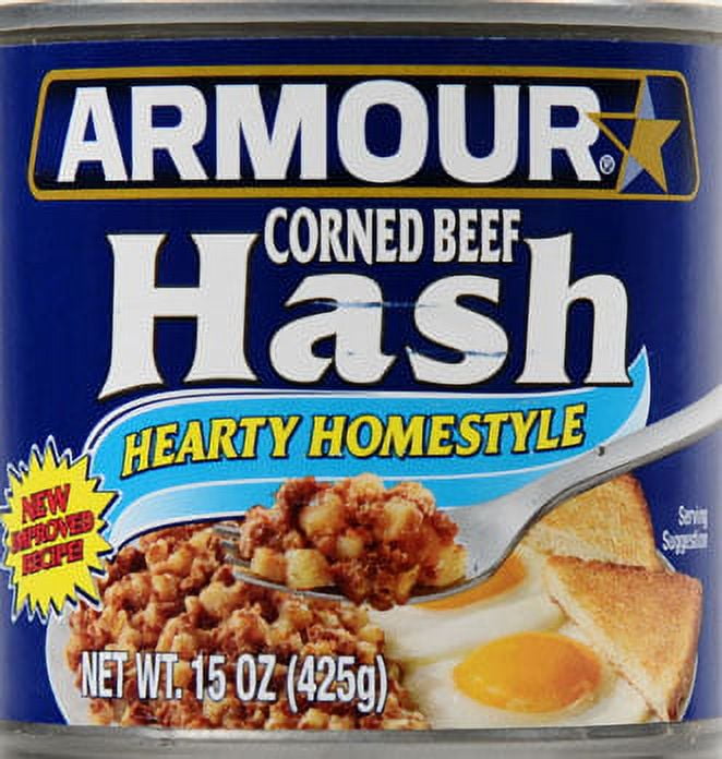 Armour Corned Beef Hash, 15 oz Can