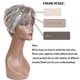 thumbnail image 3 of Multi-layered short blonde wig for white and black women synthetic hair (blonde mixed brown), 3 of 5