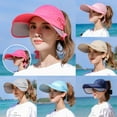 thumbnail image 4 of Women‘s Sun Visor Wide Elastic Golf Sun Hat Breathable Sweat Absorbent Cap, 4 of 4