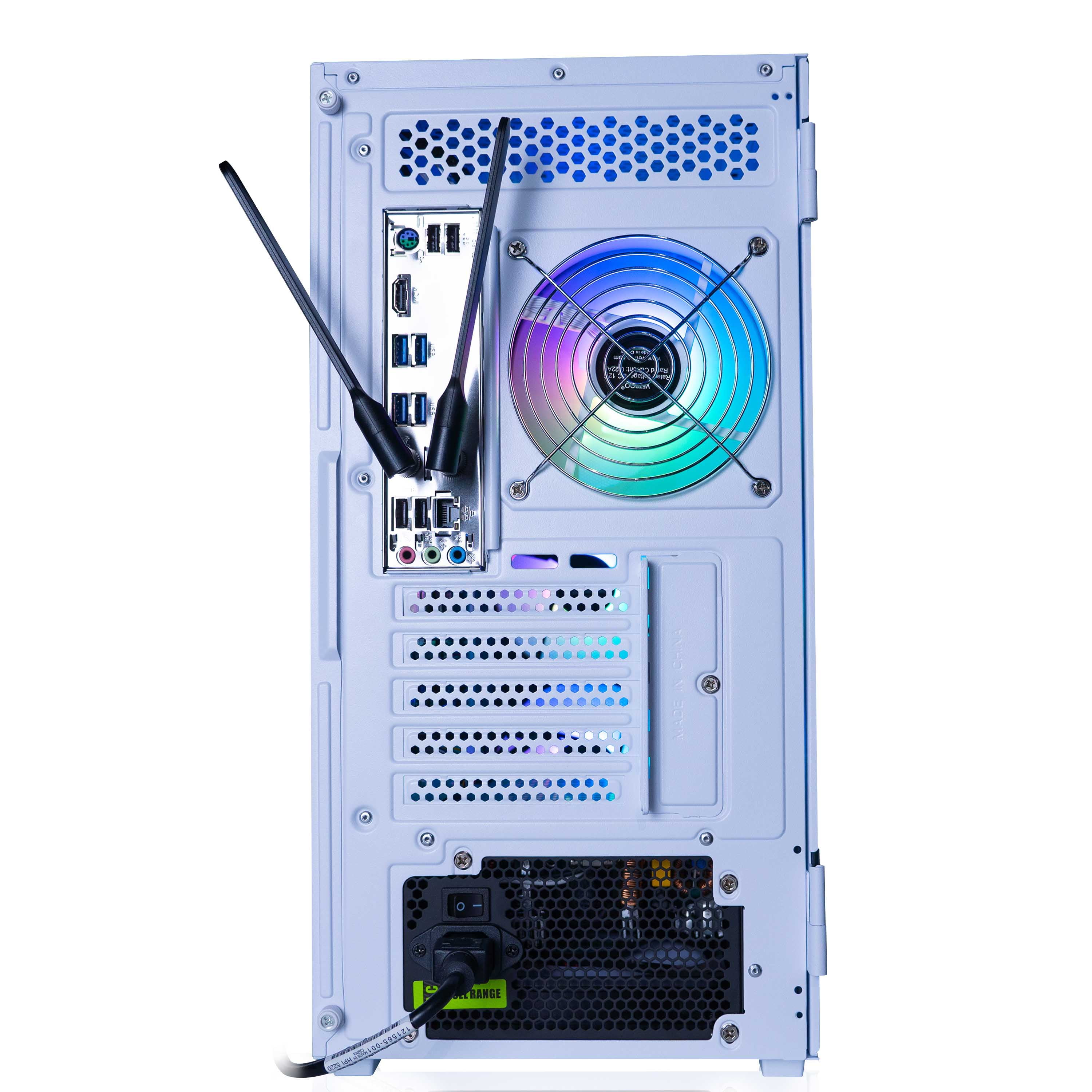 Periphio Reaper Gaming PC Computer | AMD Ryzen 5 5600G | Radeon Vega 7  Graphics | 1TB Solid State (SSD) | 16GB DDR4 RAM | Windows 11 | RGB  Battlestation Gaming Bundle