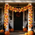 thumbnail image 6 of chaungfeng Artificial Maple Leaf Garland,79" Halloween Thanksgiving Foliage Hanging Vines - Fake Ivy,for Wedding Party Garden,Home,Dining Table Decoration,Wall,Fireplace, 6 of 8