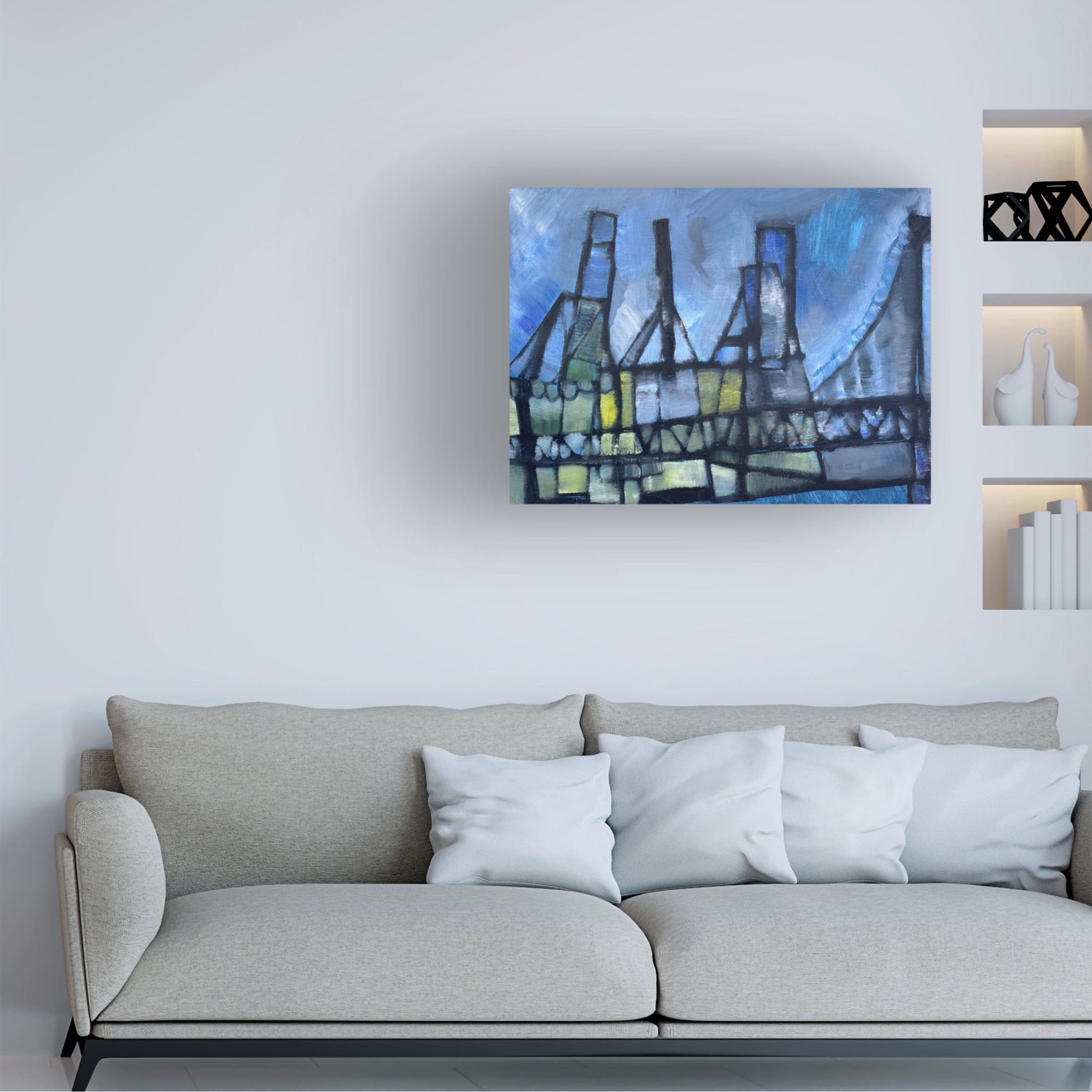 Trademark Fine Art Erin McGee Ferrell  Under Construction Canvas Wall Art