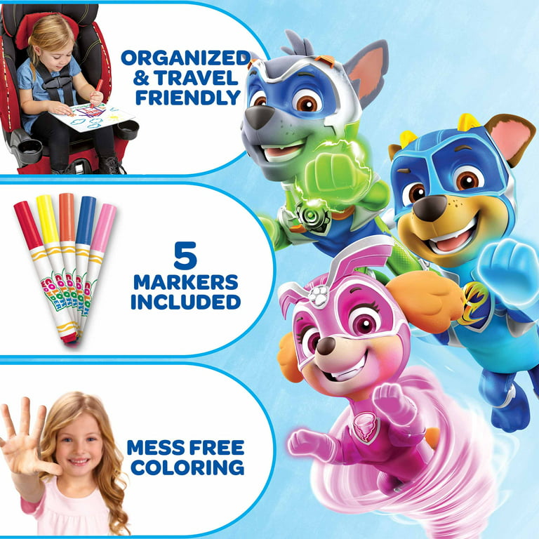 Crayola Color Wonder Mess Free Paw Patrol Ready Race Rescue, 18 Pages, Beginner Child, Size: Refill Book